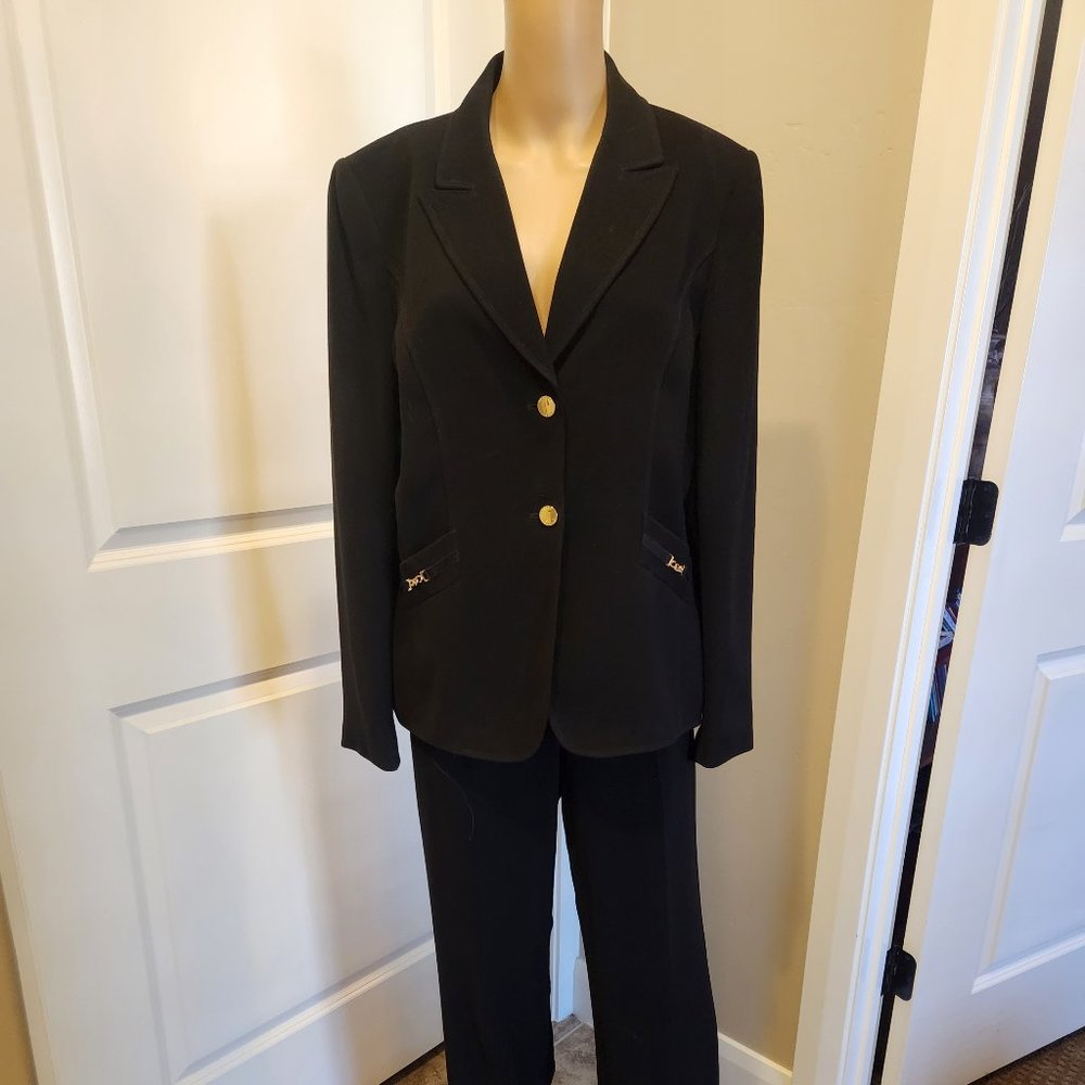 Business Suit - Black with Gold embellishments